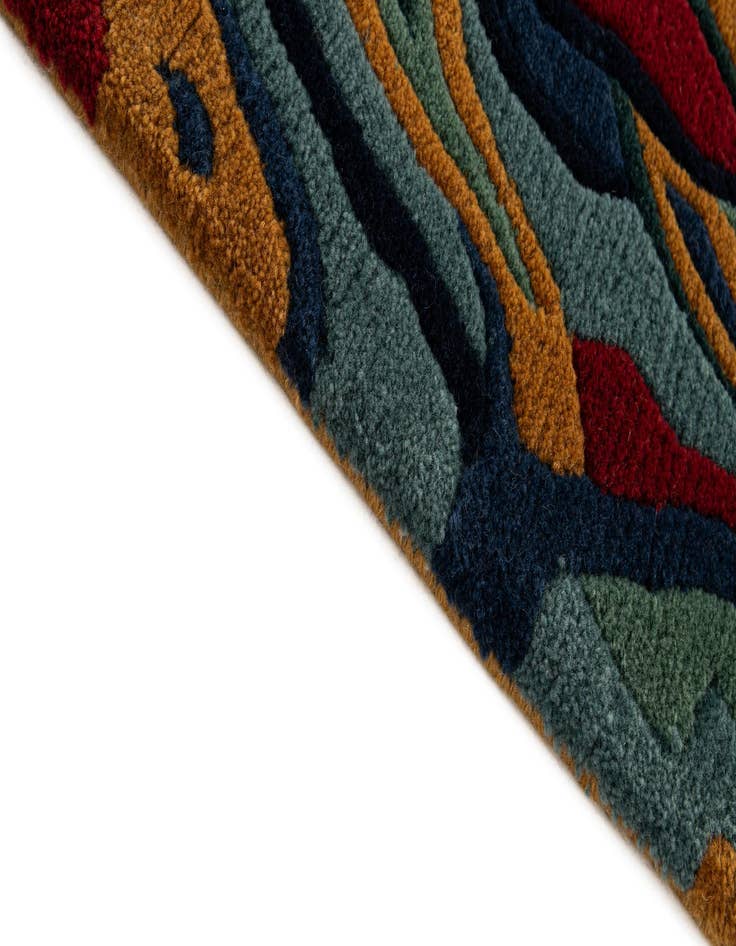 Detail image of 4' 11 x 6' 3  Hand Knotted Nepal Wool Rug