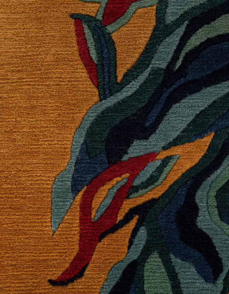 Detail image of 4' 11 x 6' 3  Hand Knotted Nepal Wool Rug