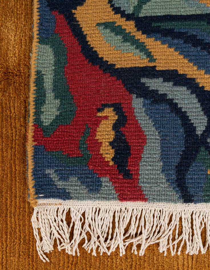 Detail image of 4' 11 x 6' 3  Hand Knotted Nepal Wool Rug