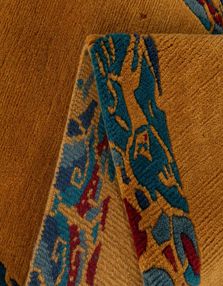Detail image of 2' 5 x 4' 8  Hand Knotted Nepal Wool Rug