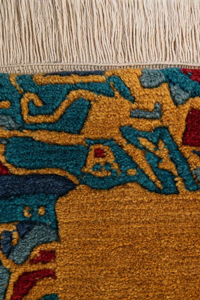 2' 5 x 4' 8 Hand Knotted Nepal Wool Rug