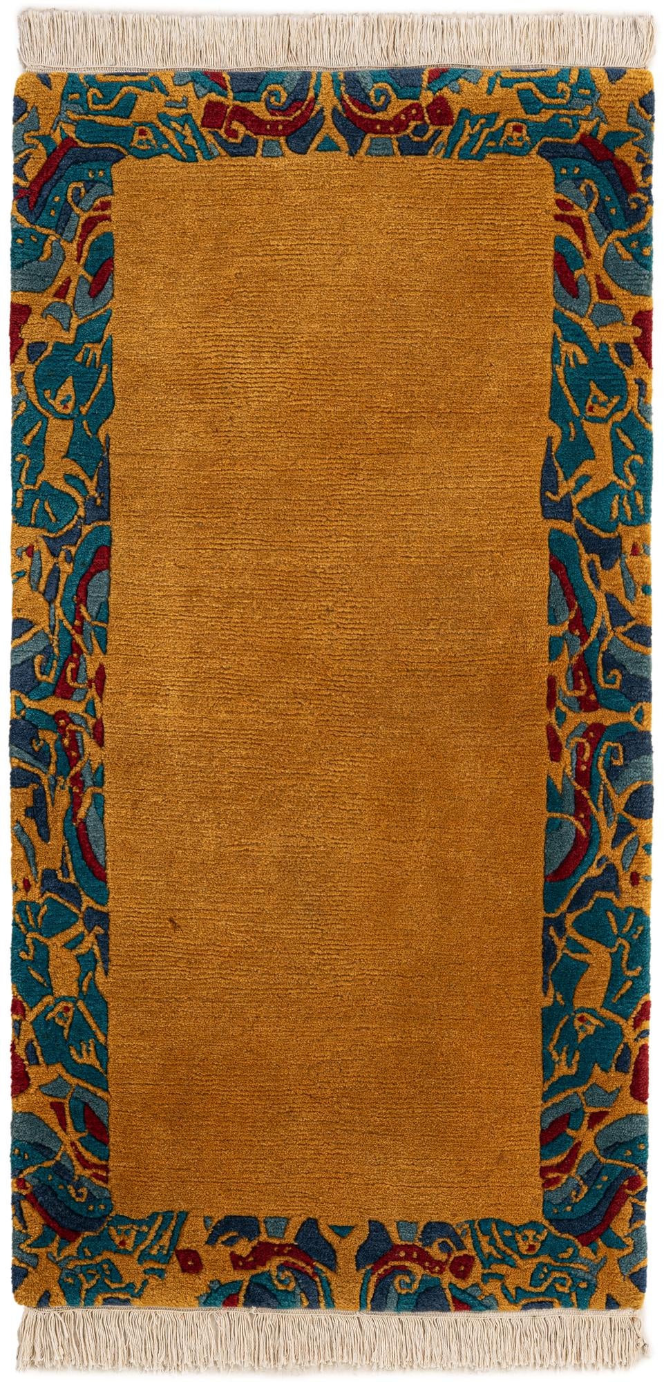 2' 5 x 4' 8 Hand Knotted Nepal Wool Rug