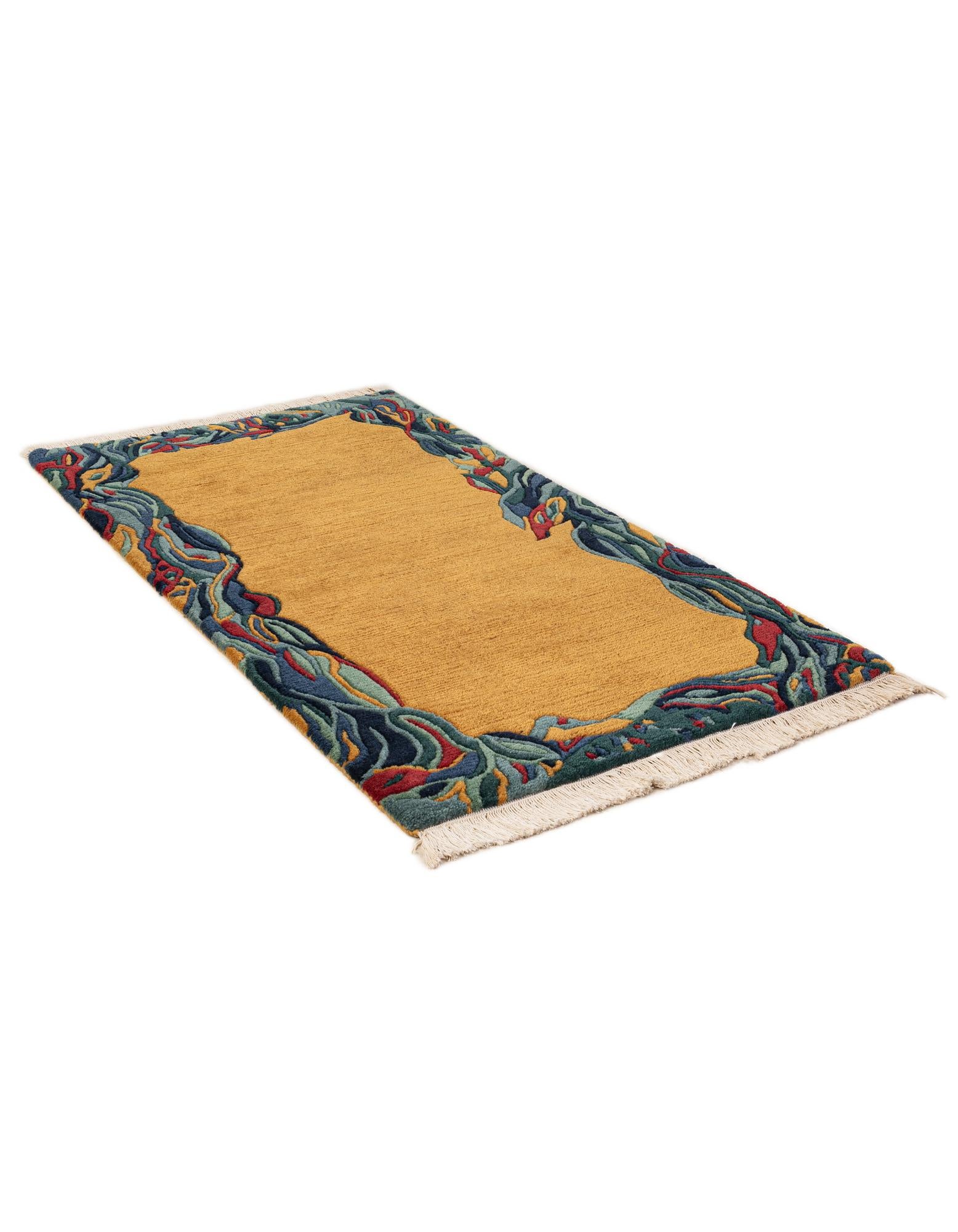 75cm x 140cm anudado a mano nepal Alfombra Lana