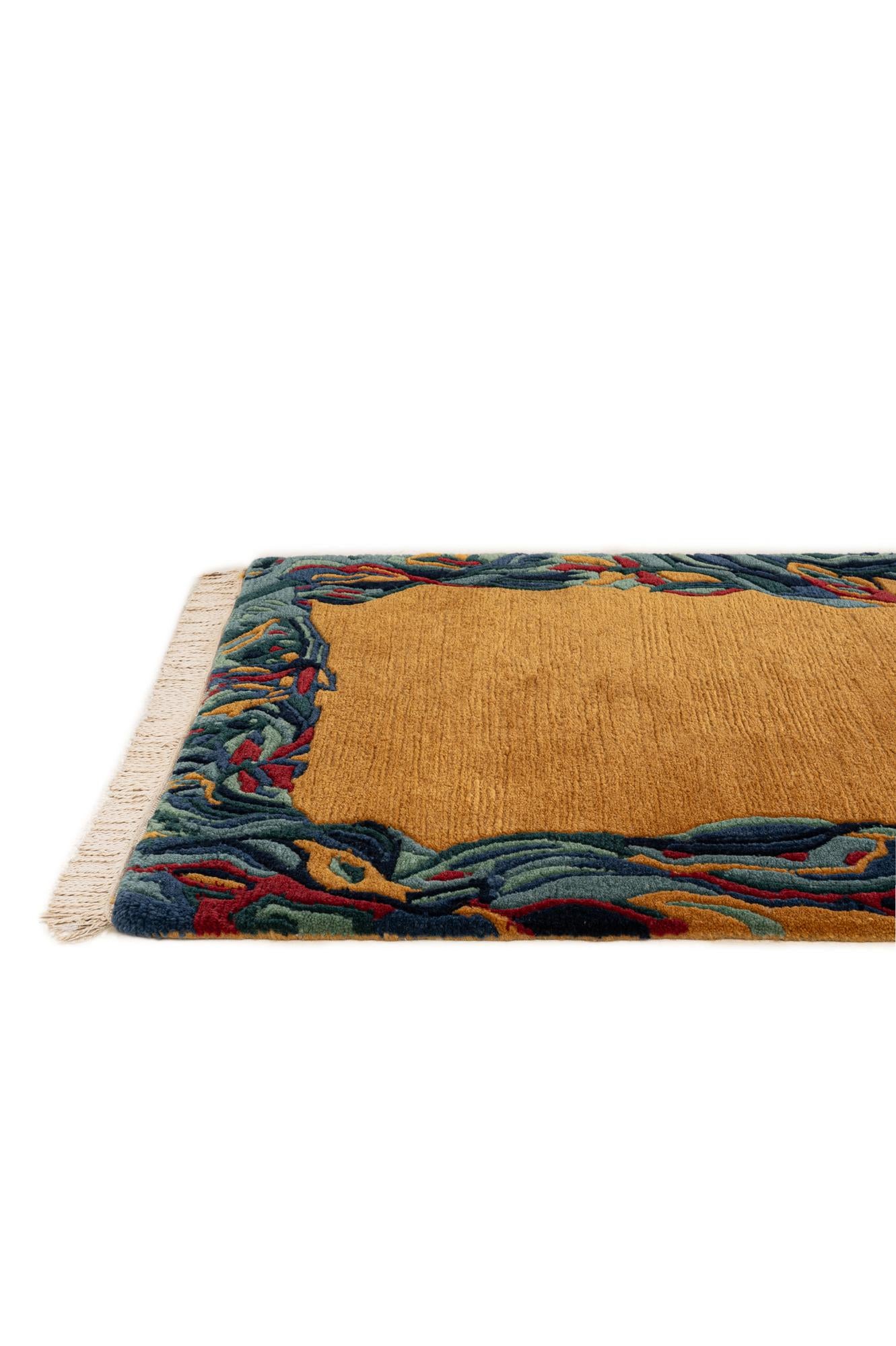 75cm x 140cm anudado a mano nepal Alfombra Lana