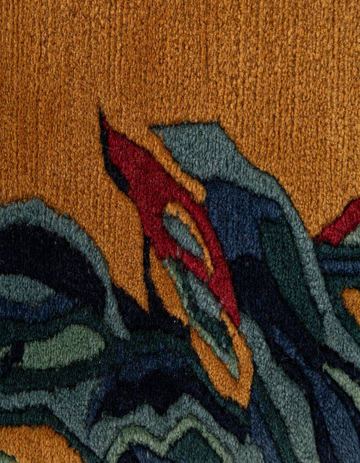 Detail image of 2' 6 x 4' 7  Hand Knotted Nepal Wool Rug