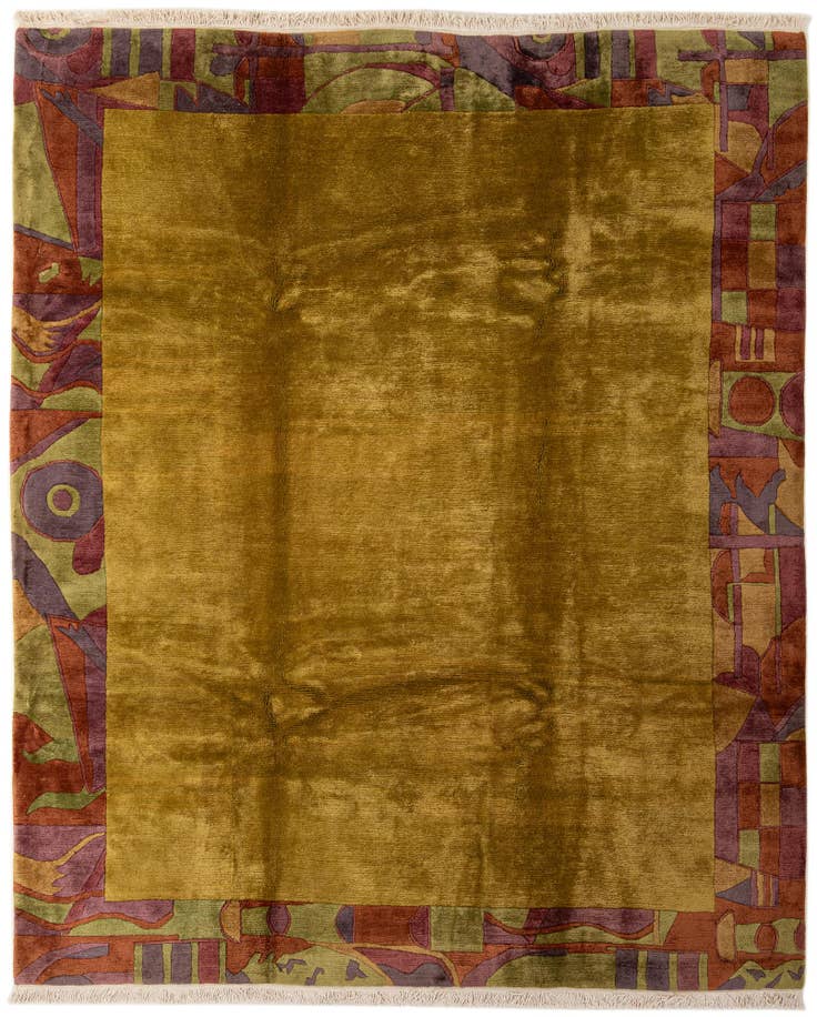 Detail image of 8' 3 x 10' Hand Knotted Nepal Wool Rug