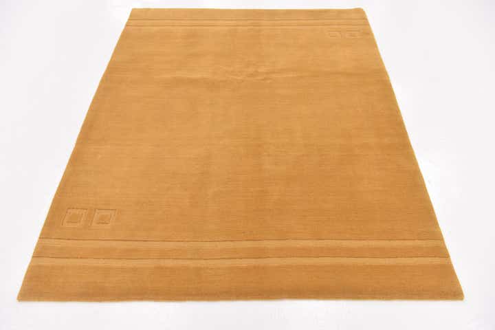 5' x 6' 4 Hand Knotted Nepal Wool Rug