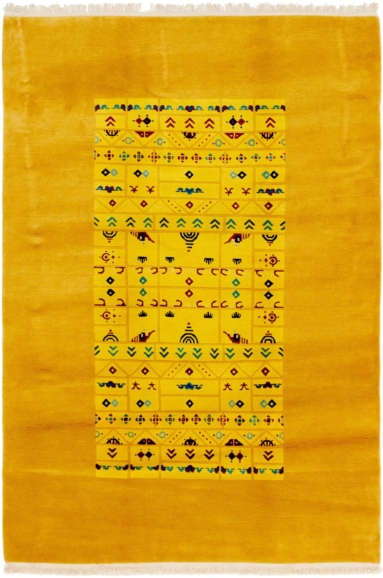 6' 8 x 10' Hand Knotted Nepal Wool Rug