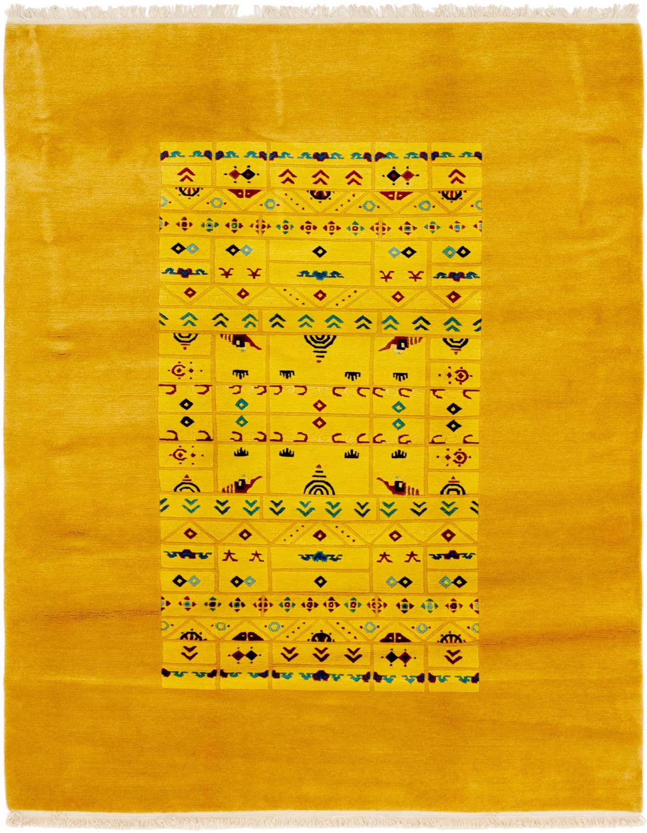 6' 8 x 10' Hand Knotted Nepal Wool Rug