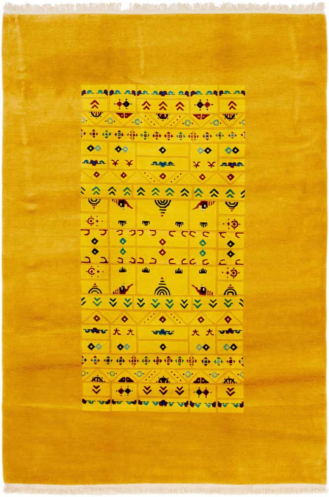 6' 8 x 10' Hand Knotted Nepal Wool Rug