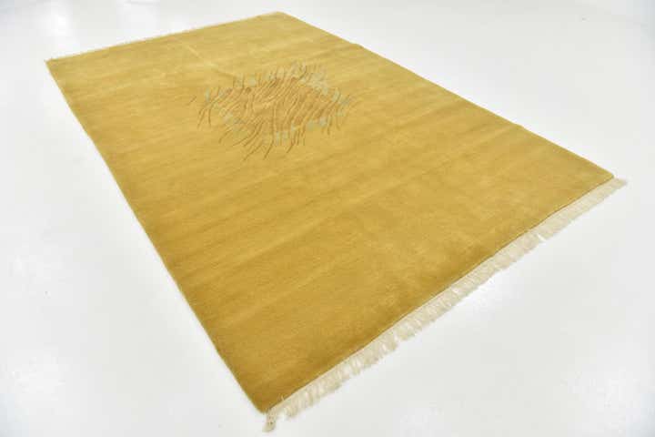 6' 7 x 10' Hand Knotted Nepal Wool Rug