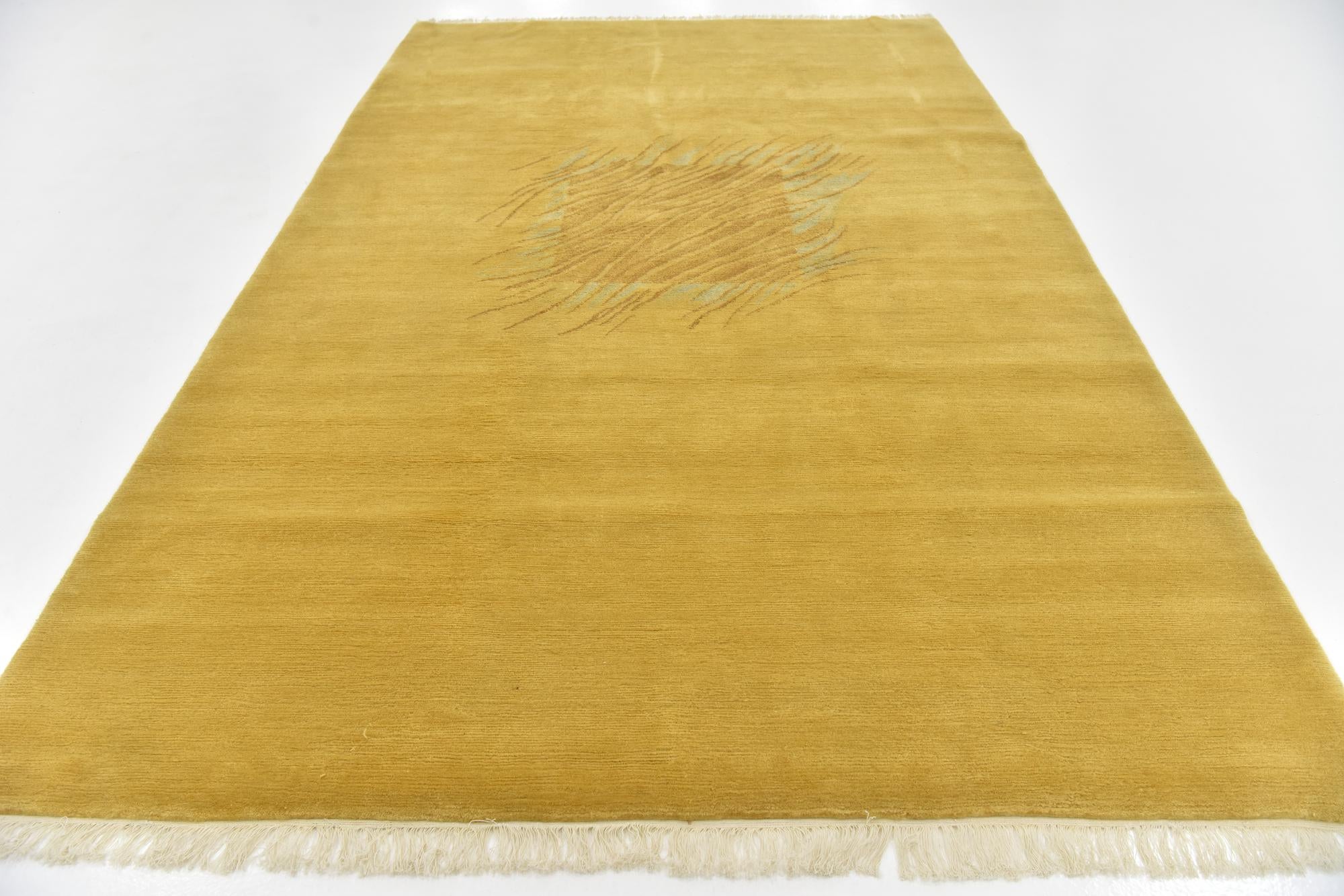 6' 7 x 10' Hand Knotted Nepal Wool Rug