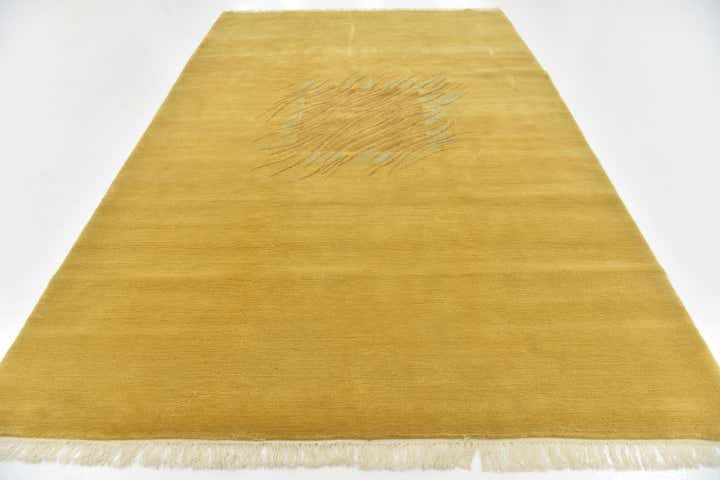 6' 7 x 10' Hand Knotted Nepal Wool Rug