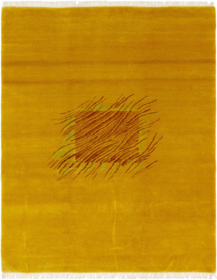 Detail image of 6' 7 x 10' Hand Knotted Nepal Wool Rug