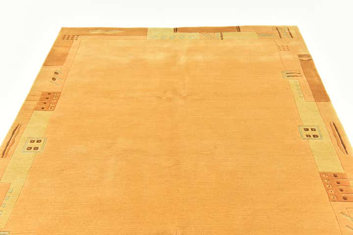 4' 9 x 6' 6 Hand Knotted Nepal Wool Rug