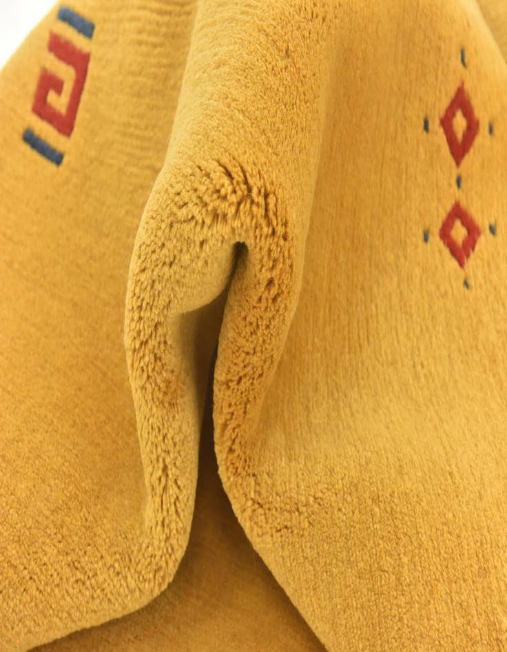 Detail image of 4' x 5' 8  Hand Knotted Nepal Wool Rug