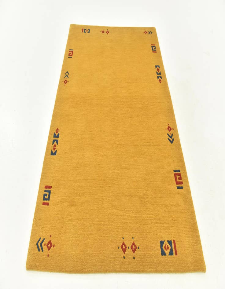 Detail image of 4' x 5' 8  Hand Knotted Nepal Wool Rug