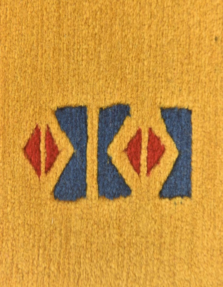 Detail image of 4' x 5' 8  Hand Knotted Nepal Wool Rug