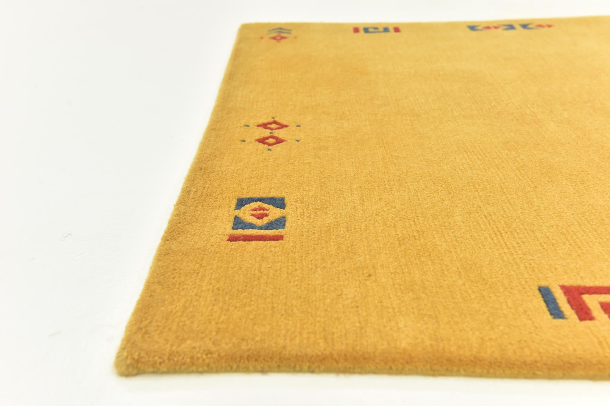 4' x 5' 8 Hand Knotted Nepal Wool Rug
