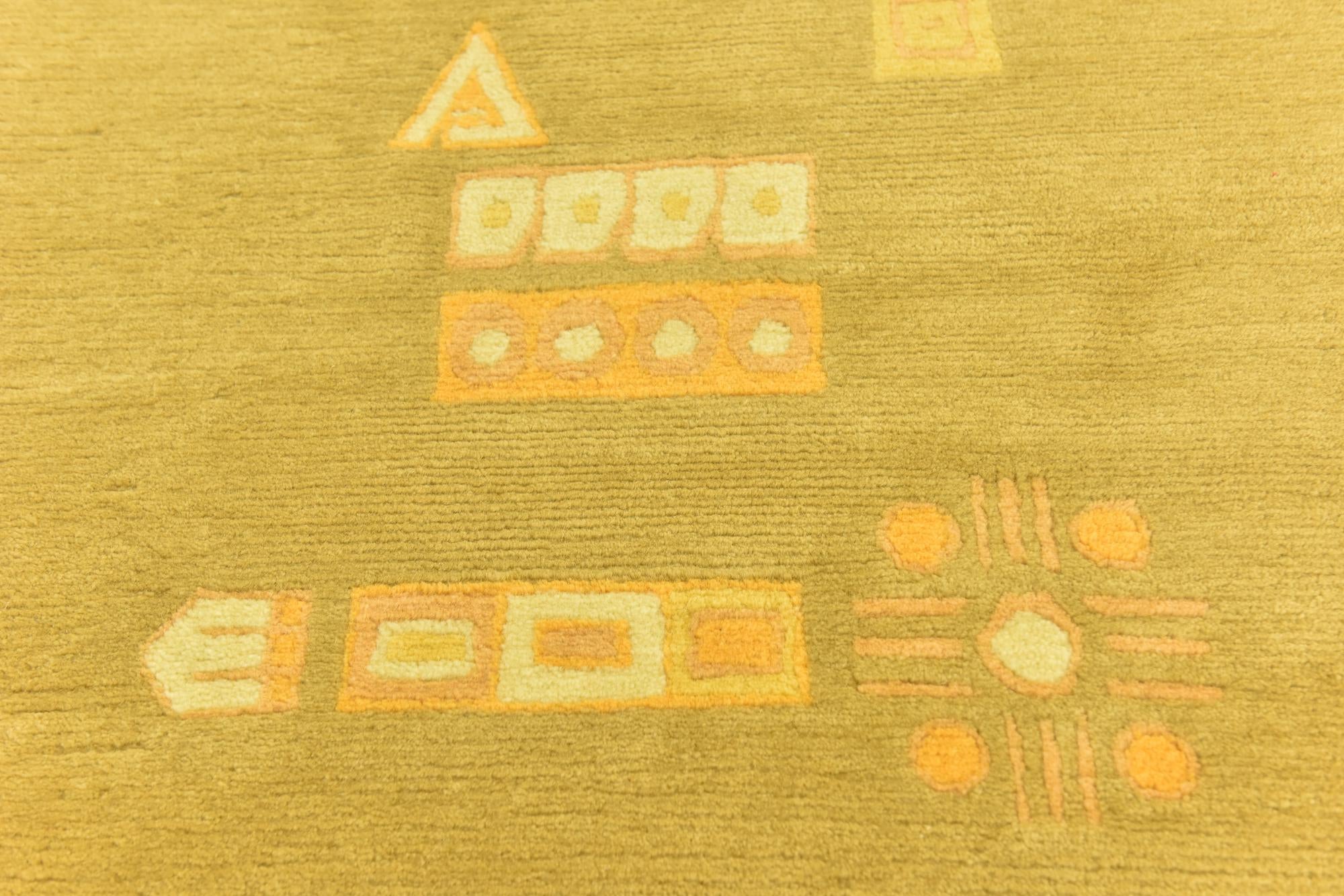 4' x 6' Hand Knotted Nepal Wool Rug