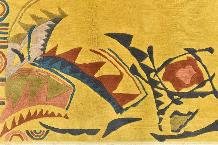 4' 7 x 6' 8 Hand Knotted Nepal Wool Rug