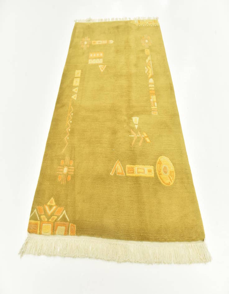 Detail image of 4' 7 x 6' 7  Hand Knotted Nepal Wool Rug