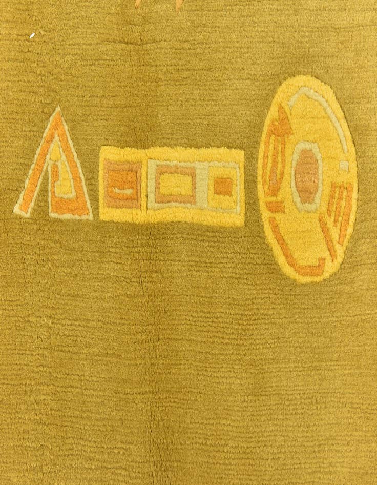 Detail image of 4' 7 x 6' 7  Hand Knotted Nepal Wool Rug