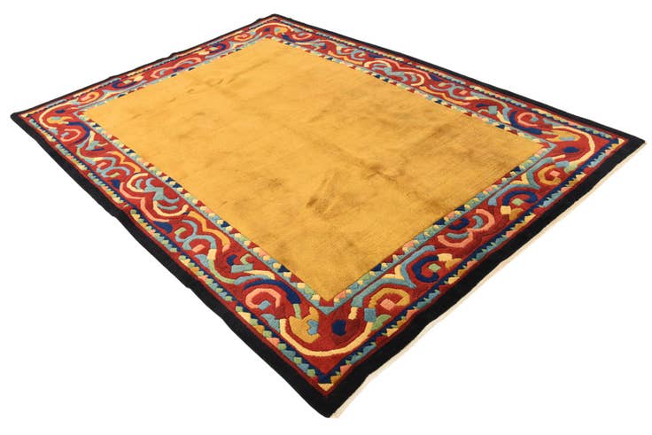 Detail image of 5' 9 x 7' 9 Hand Knotted Nepal Wool Rug