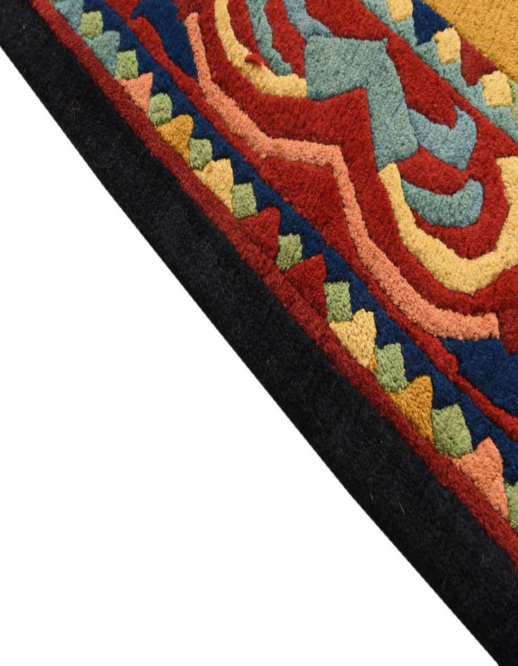 Detail image of 5' 9 x 7' 9 Hand Knotted Nepal Wool Rug