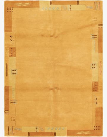 4' 9 x 6' 6 Hand Knotted Nepal Wool Rug