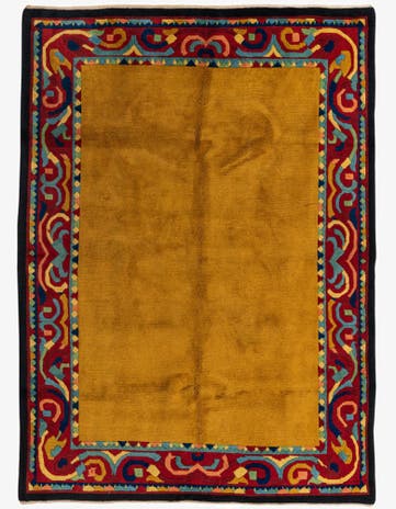 5' 9 x 7' 9 Hand Knotted Nepal Wool Rug