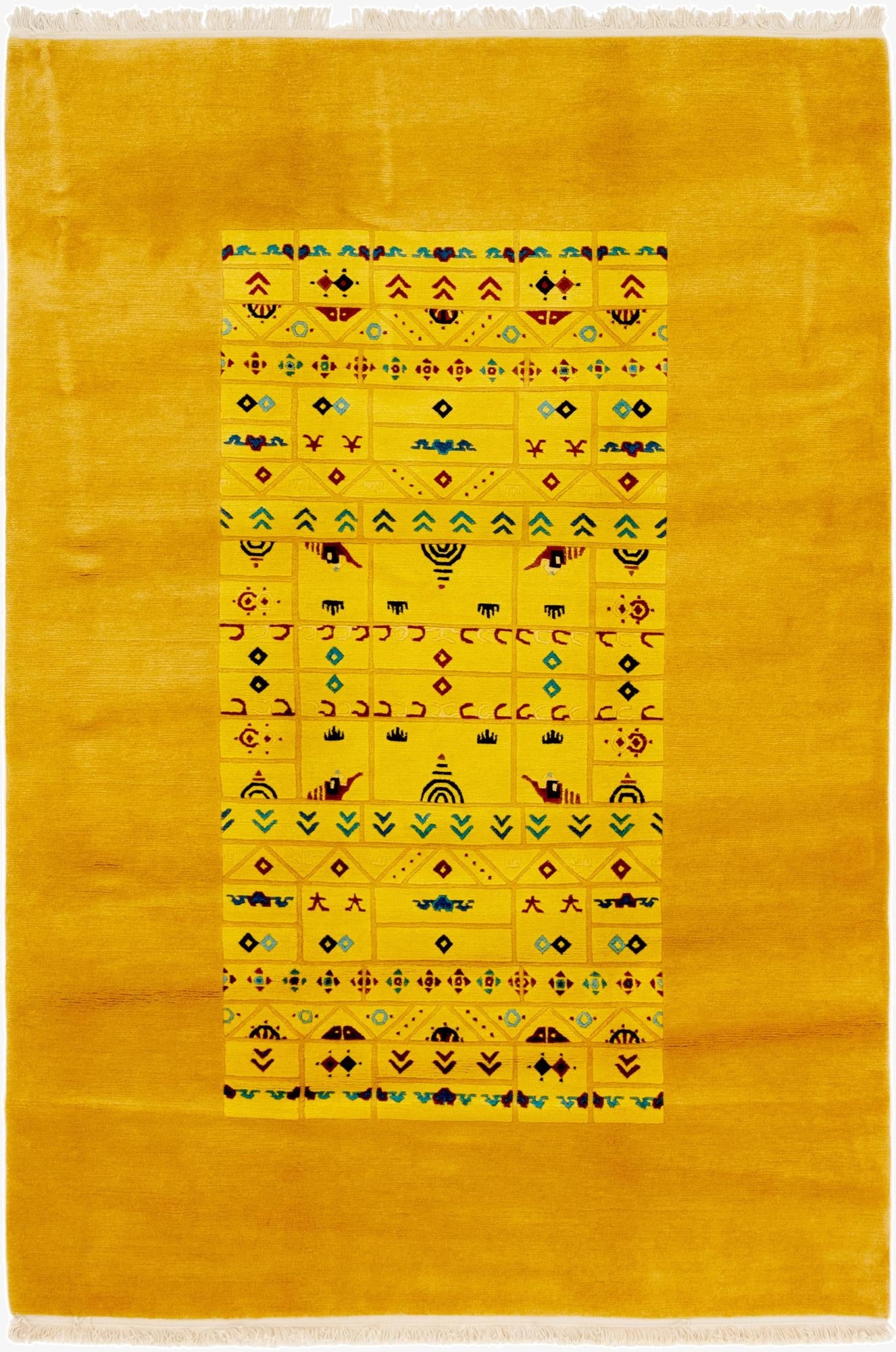 6' 8 x 10' Hand Knotted Nepal Wool Rug