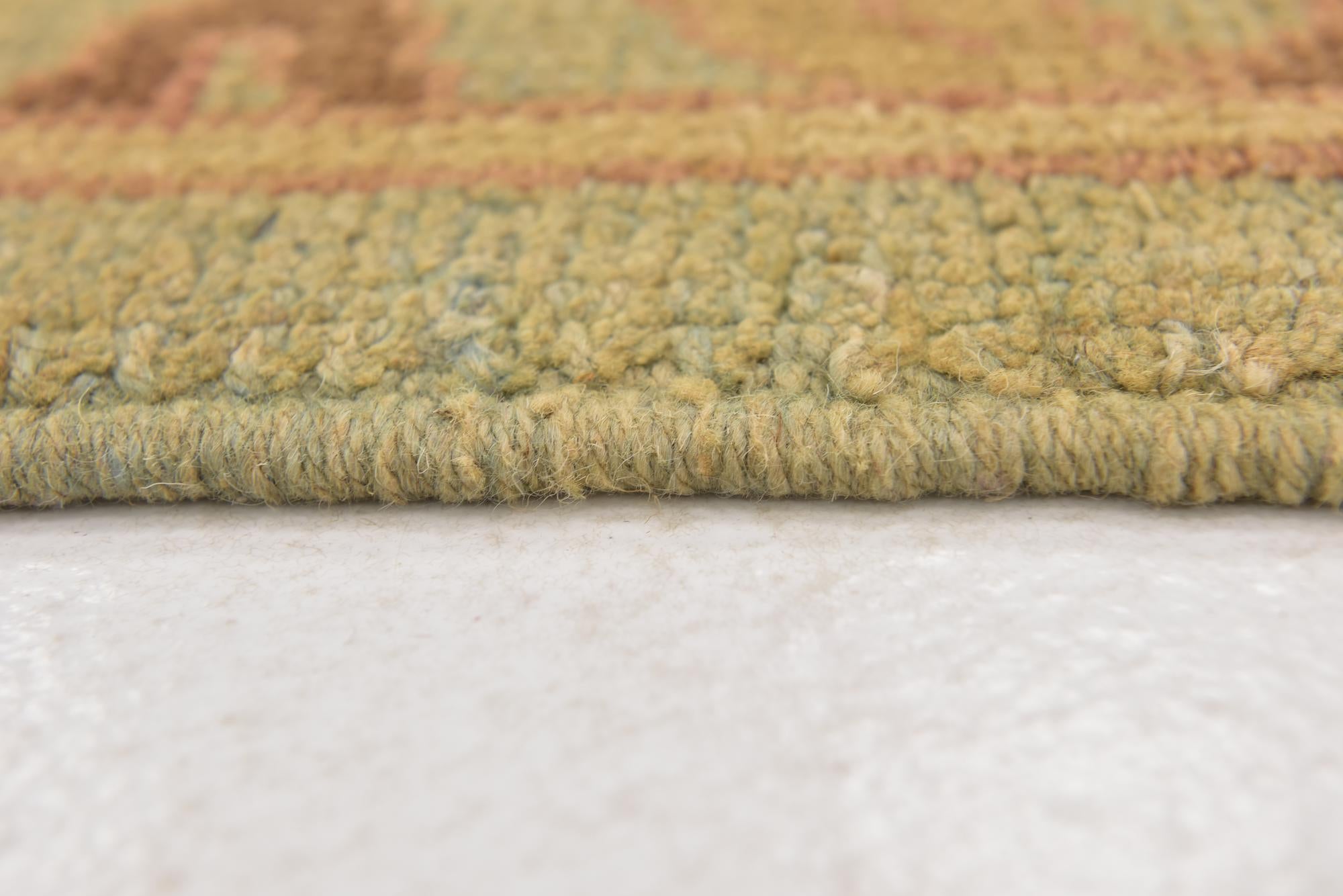 3' 7 x 6' 3 Hand Knotted Oushak Wool Rug