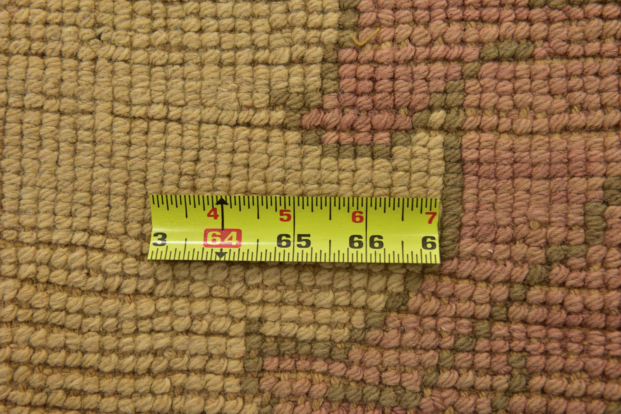 3' 8 x 4' 8 Hand Knotted Oushak Wool Rug