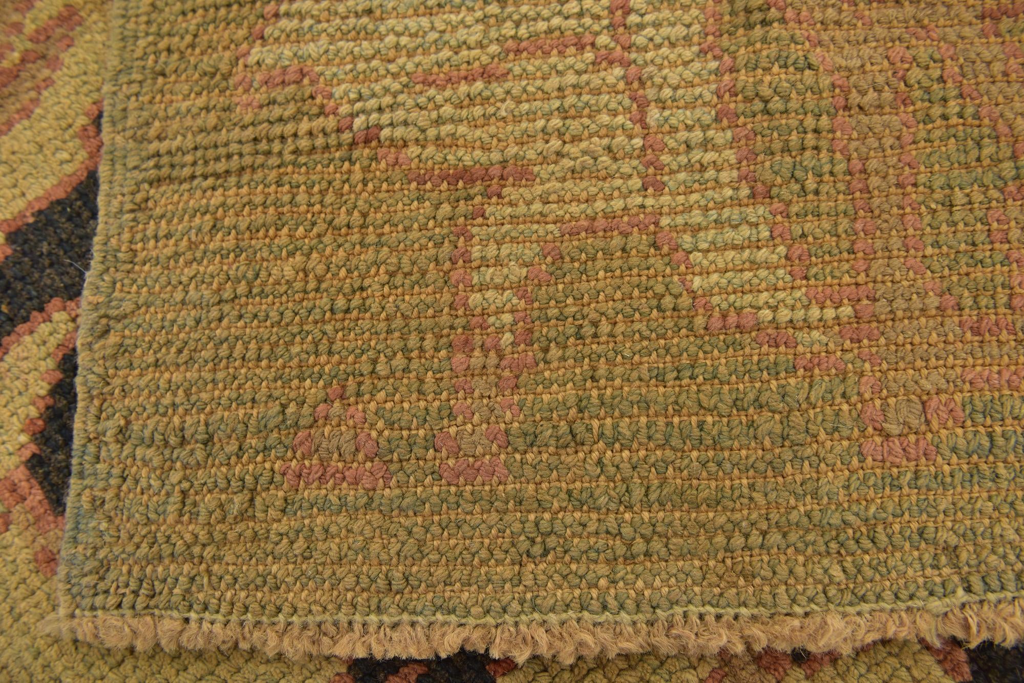 4' 8 x 7' 4 Hand Knotted Oushak Wool Rug