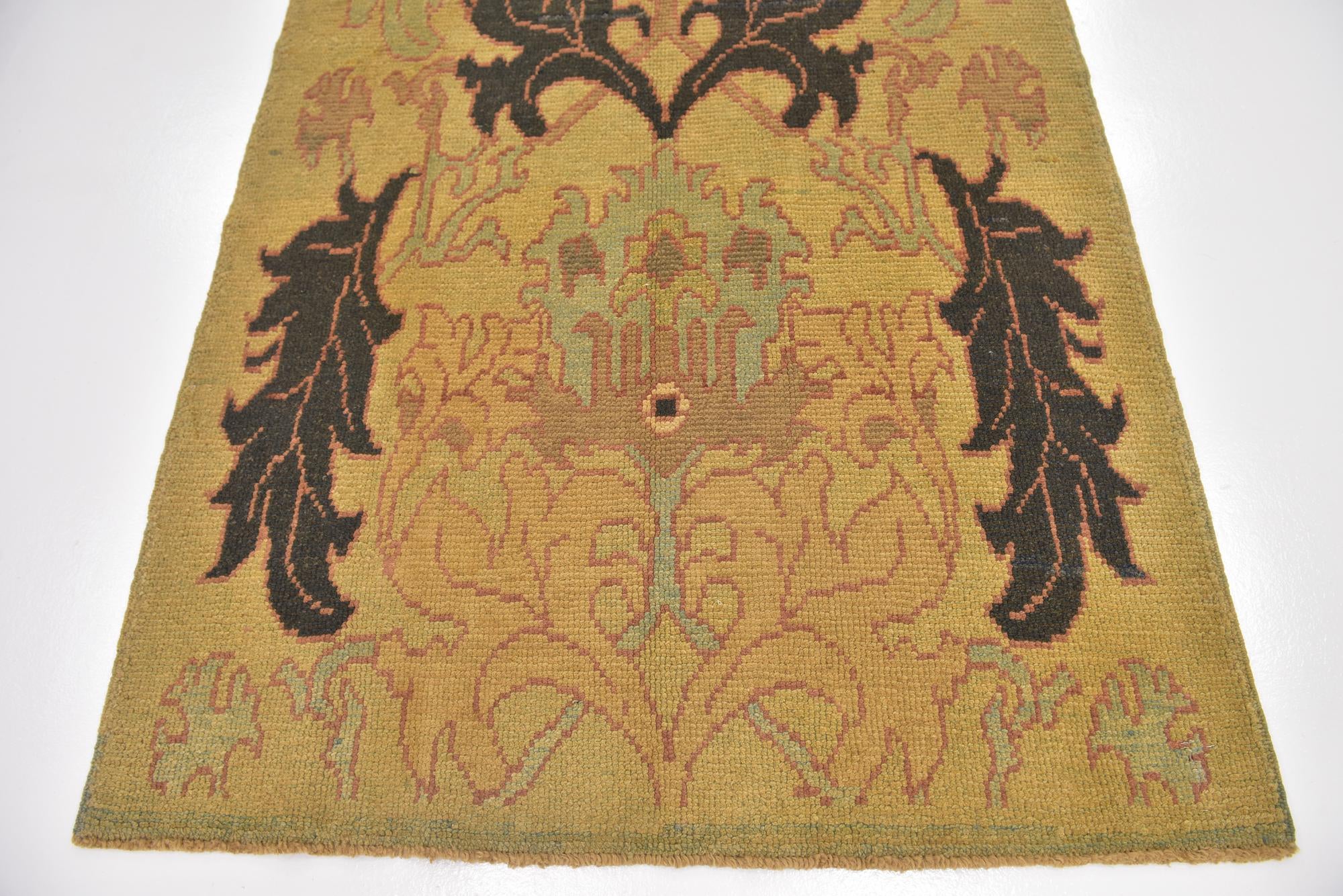4' 8 x 7' 4 Hand Knotted Oushak Wool Rug