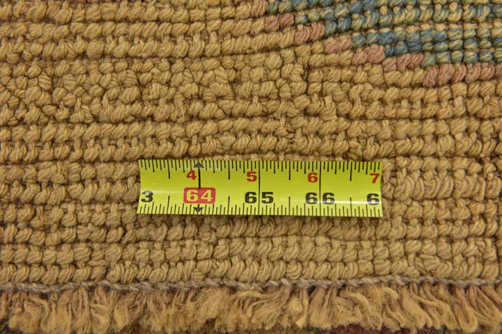 4' 6 x 7' 3 Hand Knotted Oushak Wool Rug