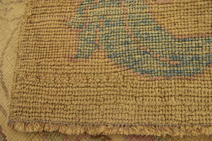 4' 6 x 7' 3 Hand Knotted Oushak Wool Rug