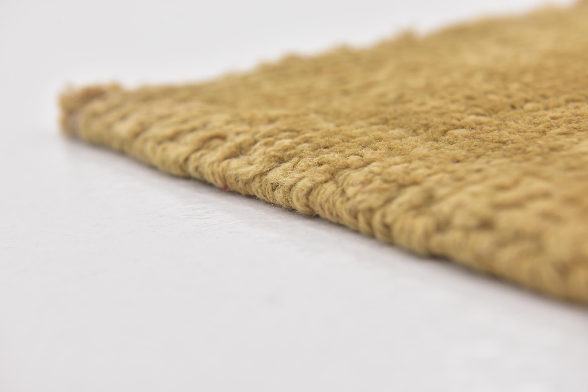 4' 6 x 7' 3 Hand Knotted Oushak Wool Rug