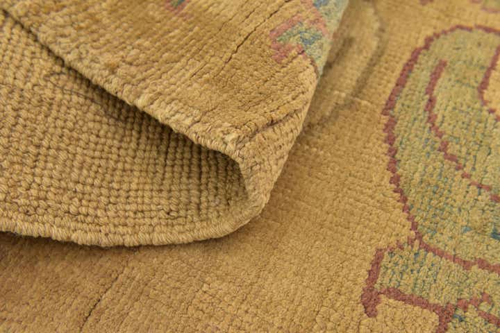 4' 6 x 7' 3 Hand Knotted Oushak Wool Rug