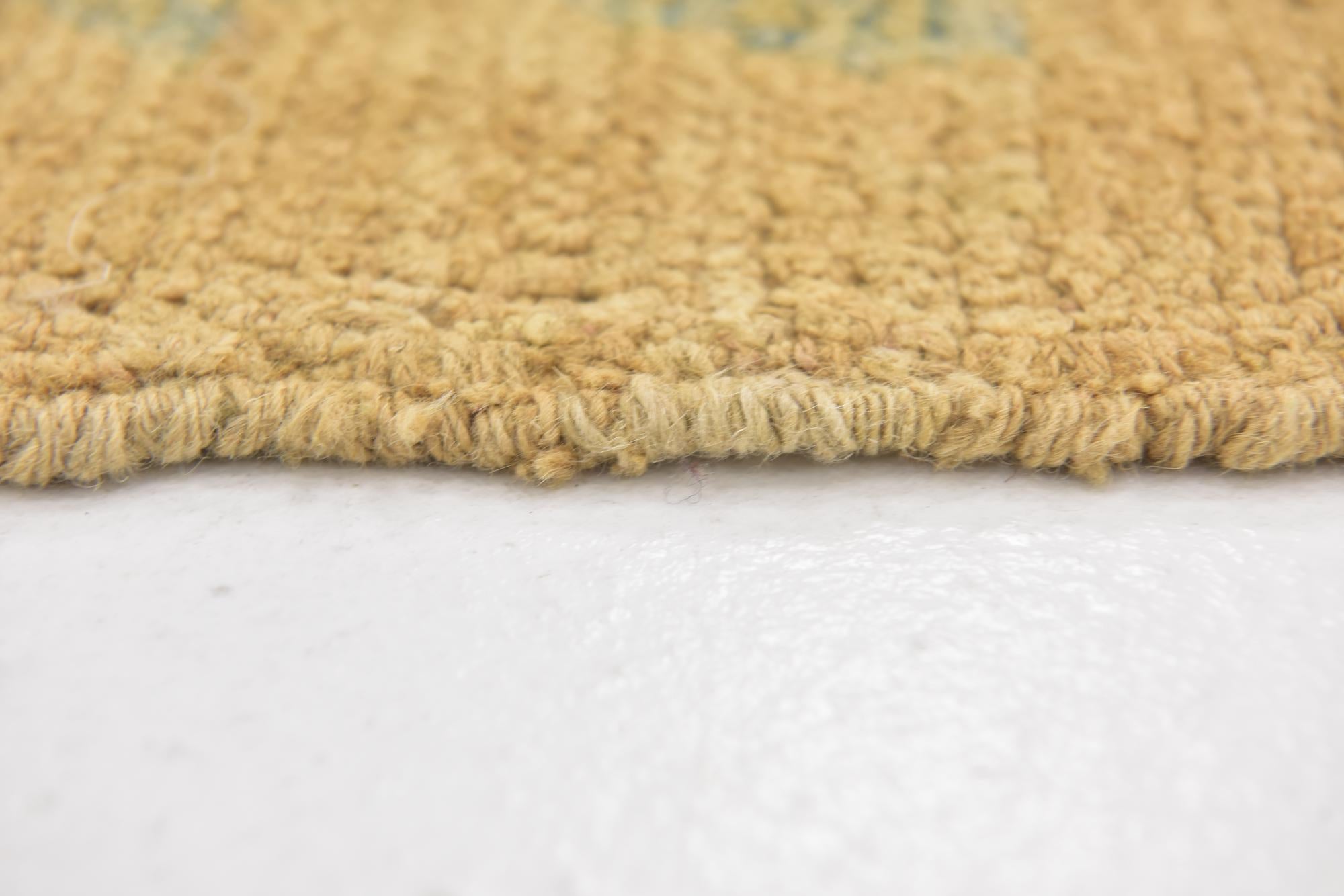 4' 3 x 5' 8 Hand Knotted Oushak Wool Rug