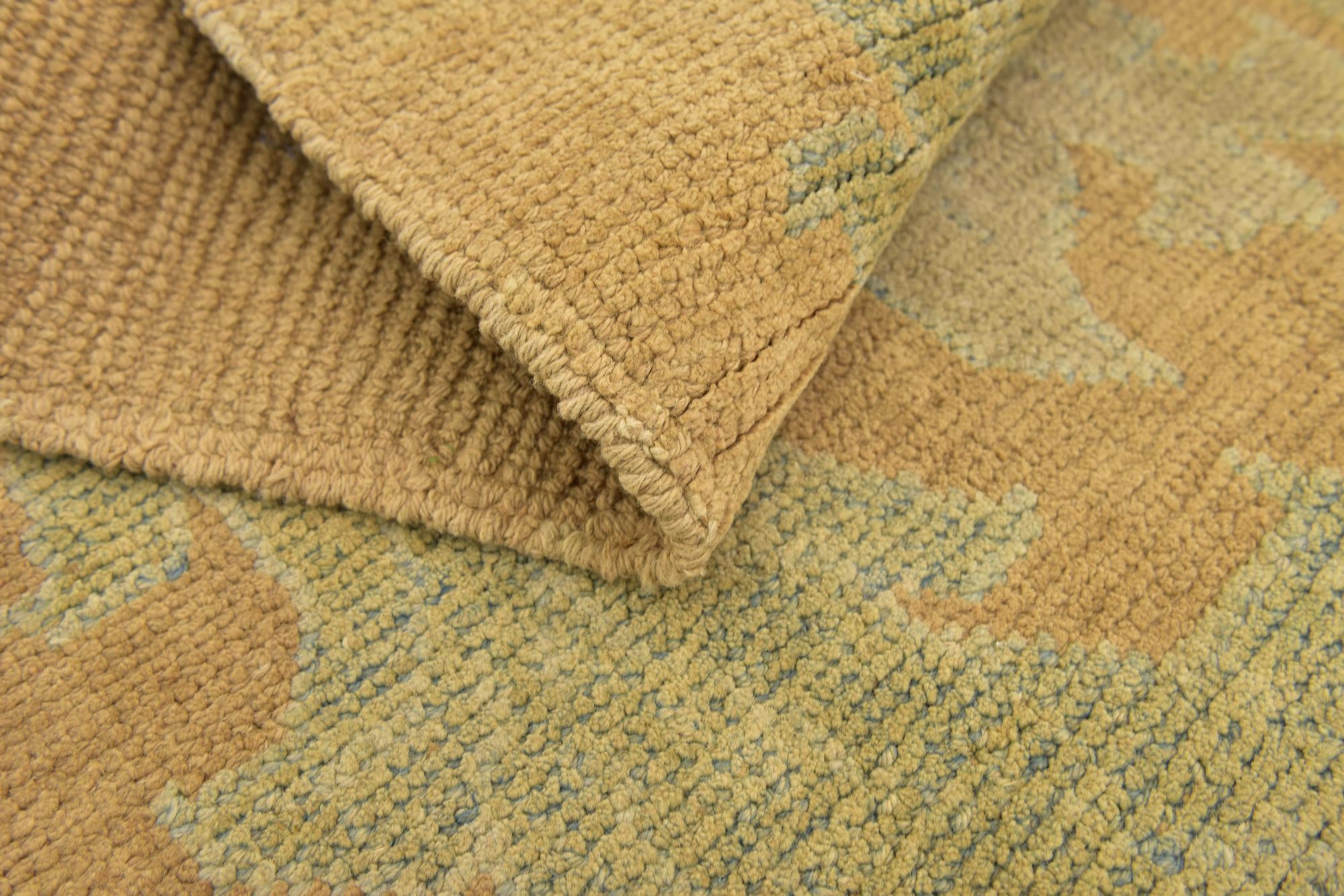 4' 3 x 5' 8 Hand Knotted Oushak Wool Rug