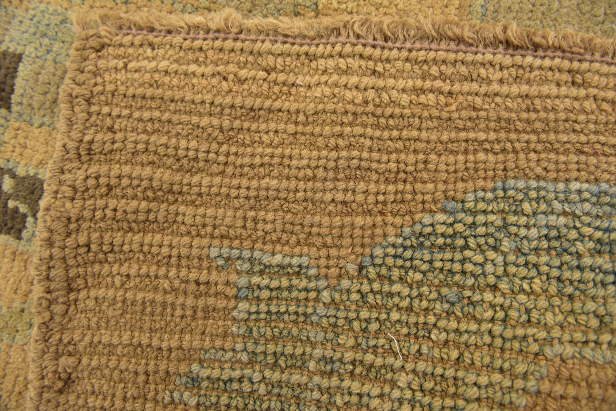 4' 3 x 5' 8 Hand Knotted Oushak Wool Rug