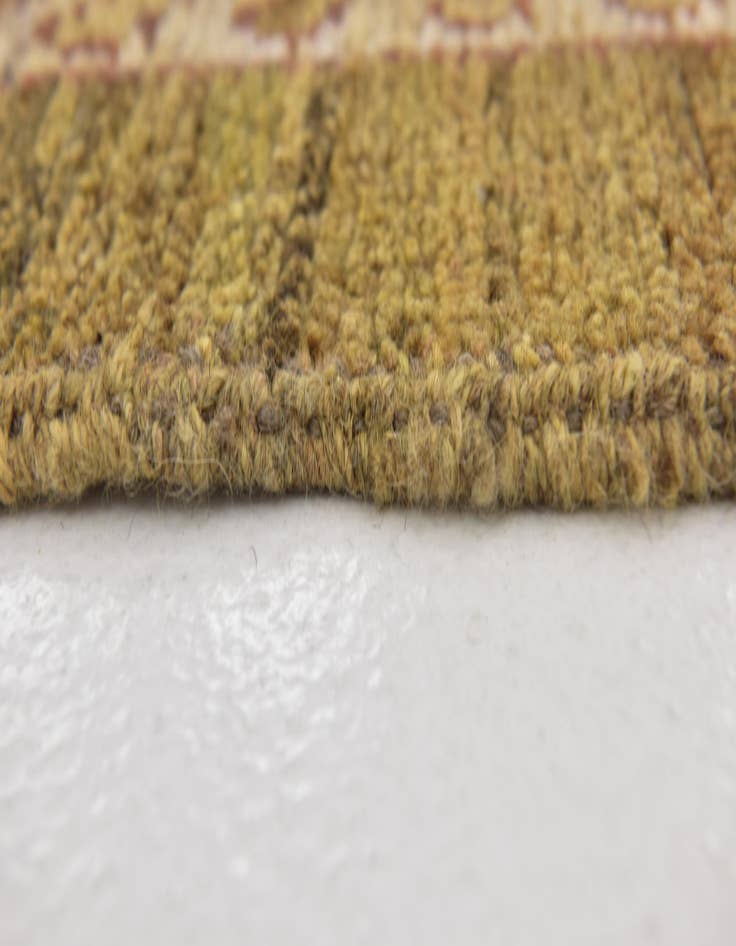 Detail image of 9' 7 x 14' 9 Hand Knotted Oushak Wool Rug