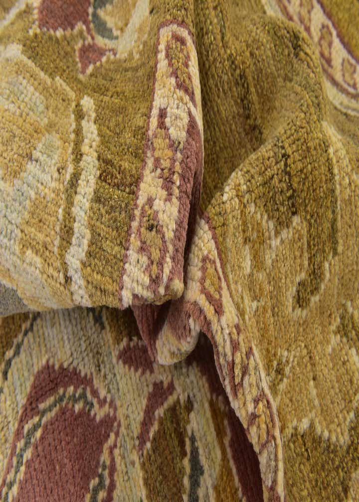 9' 7 x 14' 9 Hand Knotted Oushak Wool Rug