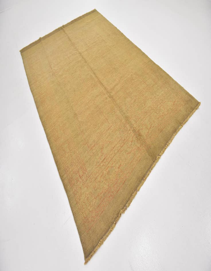 Detail image of 6' 7 x 9' 8 Hand Knotted Oushak Wool Rug