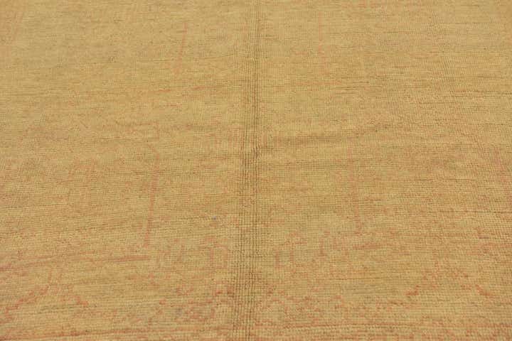 6' 7 x 9' 8 Hand Knotted Oushak Wool Rug