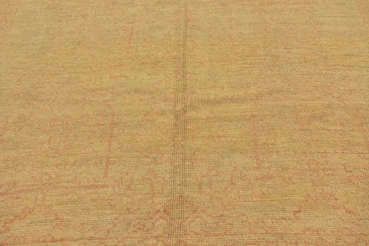 Detail image of 6' 7 x 9' 8 Hand Knotted Oushak Wool Rug