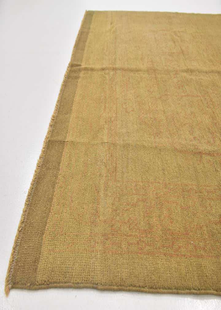 6' 7 x 9' 8 Hand Knotted Oushak Wool Rug