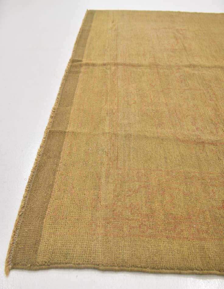 Detail image of 6' 7 x 9' 8 Hand Knotted Oushak Wool Rug